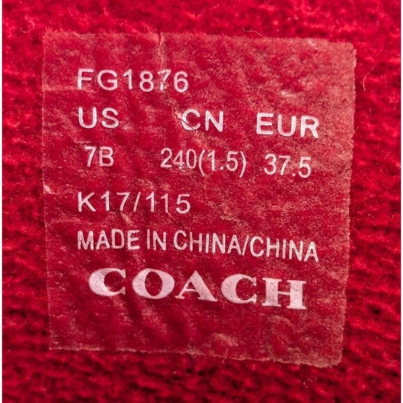 COACH Signature Logo Lace-Up Rain Boots - Picture 14 of 14